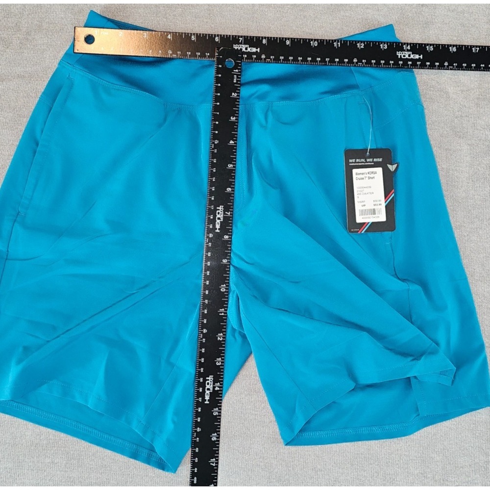 KORSA Women's Cruise 7" Shorts Small Walking Activewear Blue NWT - Picture 12 of 13